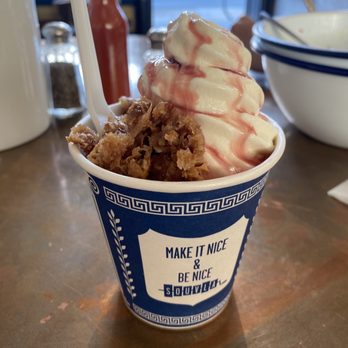 Souvla - Baklava and sour cherry froyo - Greek Near Me - San Francisco, California