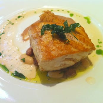 Spago - Pan fried Alaskan halibut - New American Near Me - Beverly Hills, California Spago - Pan fried Alaskan halibut - New American Near Me - Beverly Hills, California