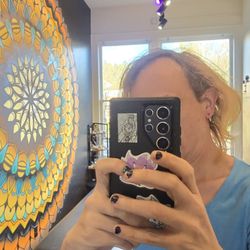 5 seconds after I got my ears done ^_^