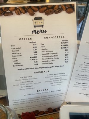 Menu photo 4 The Coffee Shop Portland, OR