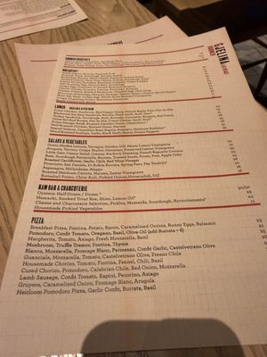 Menu photo 2 Gjelina Las Vegas, NV Menu photo 2 Gjelina Las Vegas, NV