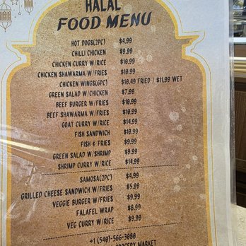 Grab and Go - The Halal Food Menu. - Convenience Stores Near Me - Roanoke, Virginia