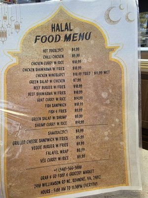 Menu photo 2 Grab and Go Roanoke, VA