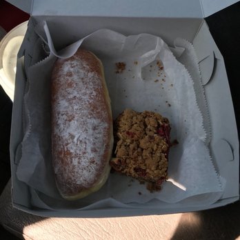 Ani's Bake Shop - Their quarter pound long John and raspberry oatmeal bar - Bakeries Near Me - Aiea, Hawaii Ani's Bake Shop - Their quarter pound long John and raspberry oatmeal bar - Bakeries Near Me - Aiea, Hawaii