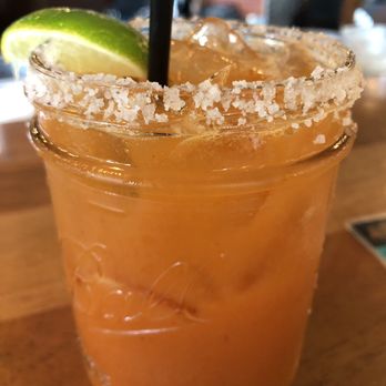Barrio Tacos Gateway - Strawberry mango margarita on the rocks - Breakfast & Brunch Near Me - Cleveland, Ohio Barrio Tacos Gateway - Strawberry mango margarita on the rocks - Breakfast & Brunch Near Me - Cleveland, Ohio