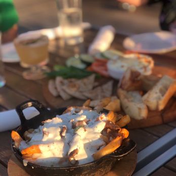 Živio - Can't Stop, Won't Stop Fries & Whipped Spinach Feta Dip - Modern European Near Me - Grand Rapids, Michigan Živio - Can't Stop, Won't Stop Fries & Whipped Spinach Feta Dip - Modern European Near Me - Grand Rapids, Michigan