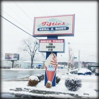 Fifties Grill & Dairy - Sign from da street - Fast Food Near Me - Jamestown, New York Fifties Grill & Dairy - Sign from da street - Fast Food Near Me - Jamestown, New York