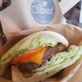 The Stand - American Classics Redefined - ABC Burger (Lettuce Wrap) - New American Near Me - Irvine, California The Stand - American Classics Redefined - ABC Burger (Lettuce Wrap) - New American Near Me - Irvine, California