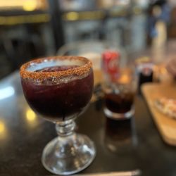 El Merkado - Tamarind and hibiscus spicy margaritas