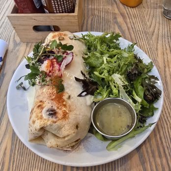 The Garden Table - Breakfast Burrito with steak substitution. Garden Gate Breakfast Burrito - Breakfast & Brunch Near Me - Indianapolis, Indiana