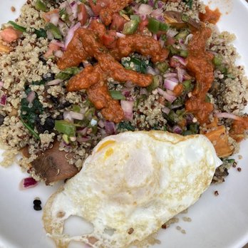 South Slope Eatery - Breakfast bowl: quinoa, eggs, potatoes, salsa - Sandwiches Near Me - Brooklyn, New York