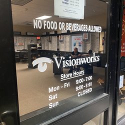 Visionworks Doctors of Optometry - Melissa and unfriendly staff closing before designated closing time