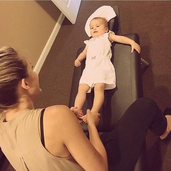 Jessi Wright - Gentle pelvic adjustment to keep this little lady balanced and mobile as she learns to walk. - Chiropractors Near Me - Colorado Springs, Colorado