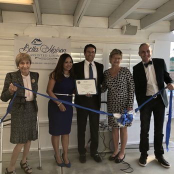 Bella Maison Assisted Living - Mayor Stone of Upland cuts the ribbon - Assisted Living Facilities Near Me - Upland, California