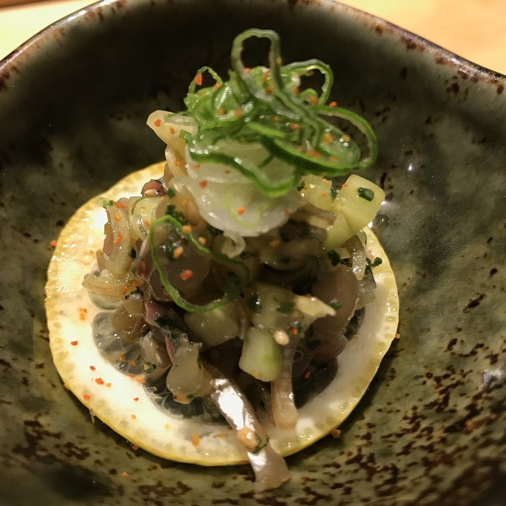 Sushi Tetsu - Horse mackerel sashimi - Sushi Bars Near Me - London, XGL Sushi Tetsu - Horse mackerel sashimi - Sushi Bars Near Me - London, XGL