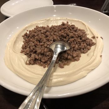 Ali Baba Mediterranean Grill - Hummus with lamb. I can't remember last time I had hummus this good! - Mediterranean Near Me - Richardson, Texas Ali Baba Mediterranean Grill - Hummus with lamb. I can't remember last time I had hummus this good! - Mediterranean Near Me - Richardson, Texas
