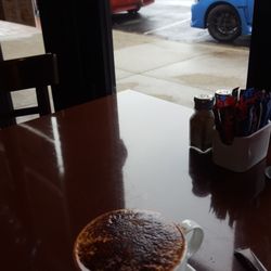 Nick's - Coffee and a view of marina