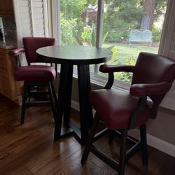 Lou Rodman's Patio, Barstools, & Amish Emporium - My new set perfectly in this alcove to enjoy the garden outside.