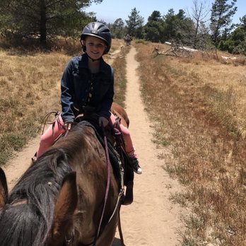 Covells Clydesdale Ranch - My granddaughter riding one at 6 years old. - Horseback Riding Near Me - Cambria, California