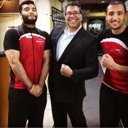 GYMVMT - The Mayor at with some WH staffers.