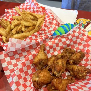 Firehawk Brewpub - Chicken wings and side of fries. - Brewpubs Near Me - Mount Holly, North Carolina Firehawk Brewpub - Chicken wings and side of fries. - Brewpubs Near Me - Mount Holly, North Carolina