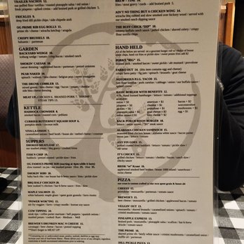 Backyard Brewery - Menu - Breweries Near Me - Manchester, New Hampshire
