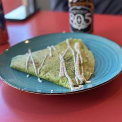 Little RED Bistro - Green Eggs and Ham Crepe