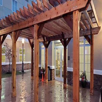 Optimistic Construction - a pergolated patio with pergolated pergolated pergolated pergolated pergolated pergol - Handyman Near Me