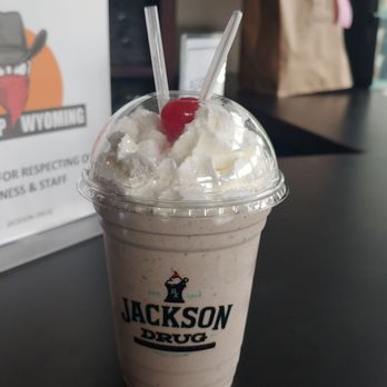 Jackson Drug - Oreo shake. Yum! - American Near Me - Jackson, Wyoming Jackson Drug - Oreo shake. Yum! - American Near Me - Jackson, Wyoming