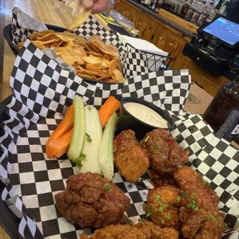 The Whiskey River Pub - Boneless wings and house made chips. - Whiskey Bars Near Me - Bedford, Pennsylvania The Whiskey River Pub - Boneless wings and house made chips. - Whiskey Bars Near Me - Bedford, Pennsylvania