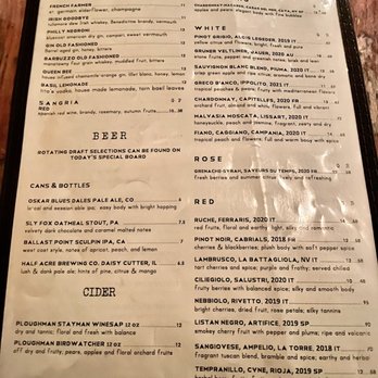 Barbuzzo - Drink menu - Mediterranean Near Me - Philadelphia, Pennsylvania