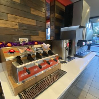 Arby's - a coffee machine on a counter - Fast Food Near Me - Orange Park, Florida Arby's - a coffee machine on a counter - Fast Food Near Me - Orange Park, Florida
