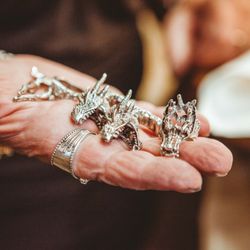 Boulder Metalsmithing Association - Dragons created in our wax casting class.