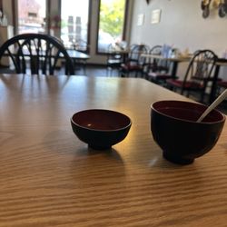 Hello Thai And Yakitori - Miso soup comes as appetizers with lunch portion