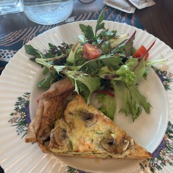 Studio Cafe - Salmon mushroom quiche. - Breakfast & Brunch Near Me - Westport, Connecticut Studio Cafe - Salmon mushroom quiche. - Breakfast & Brunch Near Me - Westport, Connecticut