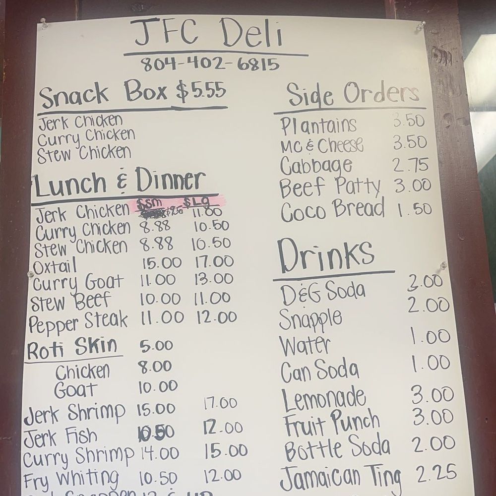 Jamerican Cuisine - Updated menu from 4/11/2024 - American Near Me - Richmond, Virginia Jamerican Cuisine - Updated menu from 4/11/2024 - American Near Me - Richmond, Virginia