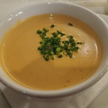 The Boathouse - Maine Lobster Bisque with Chives, Oyster Crackers - Seafood Near Me - Orlando, Florida The Boathouse - Maine Lobster Bisque with Chives, Oyster Crackers - Seafood Near Me - Orlando, Florida