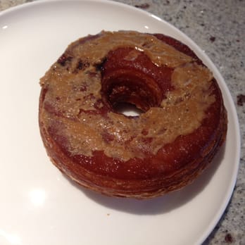 Paris Baguette - Coffee cream cronut; icing smushed on rough trip home. - Bakeries Near Me - Cambridge, Massachusetts Paris Baguette - Coffee cream cronut; icing smushed on rough trip home. - Bakeries Near Me - Cambridge, Massachusetts