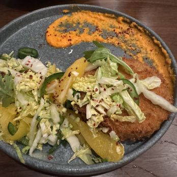 Alder & Ash - Dungeness Crab Cake - Cocktail Bars Near Me - Seattle, Washington