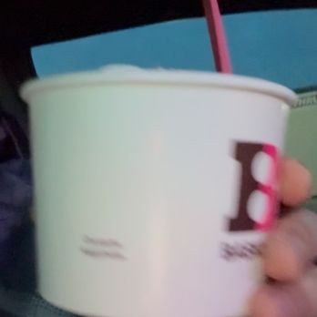 Baskin-Robbins - Yes, there is 2 scoops of ice cream, a whole banana, whipped cream, nuts and a cherry somewhere in there. - Ice Cream & Frozen Yogurt Near Me - El Paso, Texas Baskin-Robbins - Yes, there is 2 scoops of ice cream, a whole banana, whipped cream, nuts and a cherry somewhere in there. - Ice Cream & Frozen Yogurt Near Me - El Paso, Texas