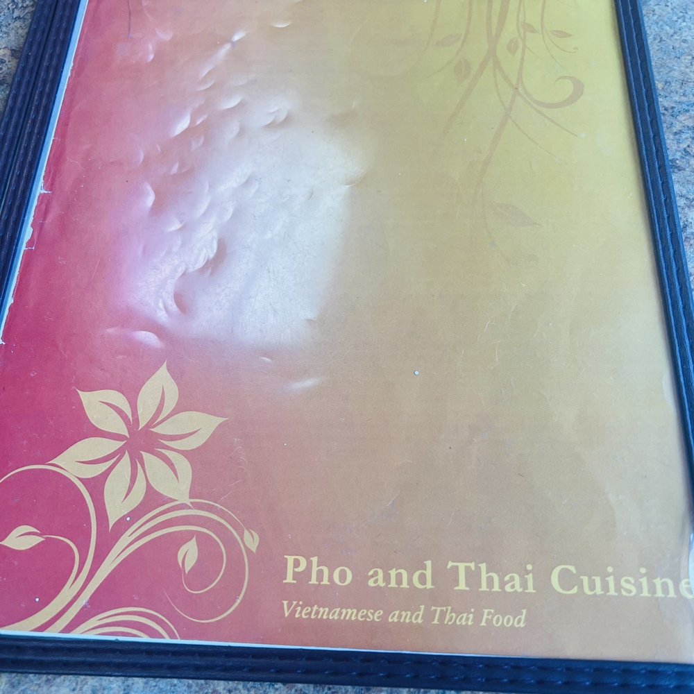 Pho and Thai - Menu cover - Vietnamese Near Me - Eagle River, Alaska