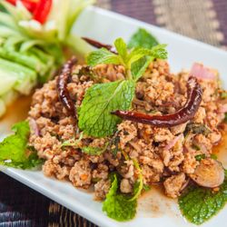 Smile Thai And Asian Kitchen - LAAB - GROUND CHICKEN WITH THAI DRESSING SALAND