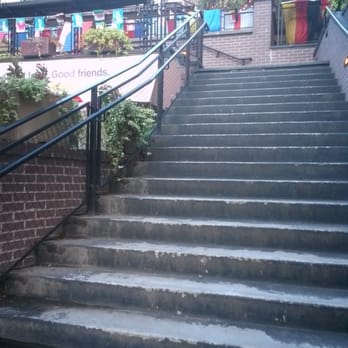 Der Biergarten - Plan for stairs. Accessible entrance is down the street. - German Near Me - Atlanta, Georgia Der Biergarten - Plan for stairs. Accessible entrance is down the street. - German Near Me - Atlanta, Georgia