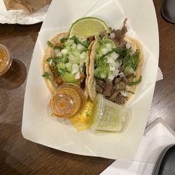 Chow Me Down - Loaded Fries, loaded nachos, and 2 tacos.  Food is great!!