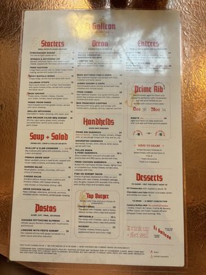Menu photo 6 El Galleon Avalon, CA