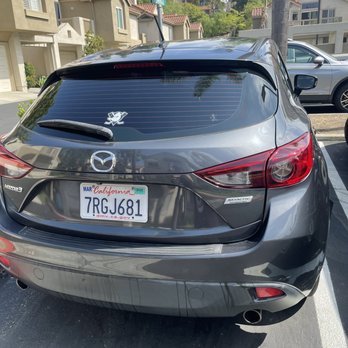 Upper Glass Window Tinting - New tint - Car Window Tinting Near Me - Dana Point, California