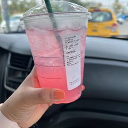Starbucks - Is this a strawberry refresher with no strawberries? Wtf. Horrible