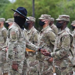 US Air Force Recruiting - Coin Ceremony during Basic Military Graduation