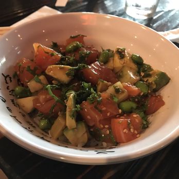 Yokushi Robata - Salmon Poké Bowl ($9.50) - lots of fish! - Poke Near Me - Houston, Texas