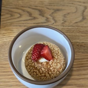 Juniper - Strawberry choux - Coffee & Tea Near Me - San Francisco, California Juniper - Strawberry choux - Coffee & Tea Near Me - San Francisco, California